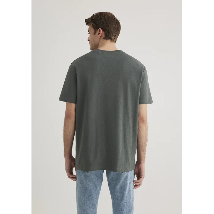 Mavi 066248-71598 Cep Detaylı Yeşil Basic Tişört