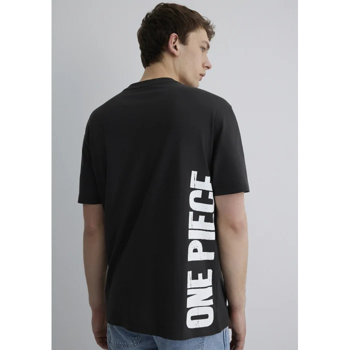 Mavi 0612662-70092 One Piece Baskılı Antrasit Tişört