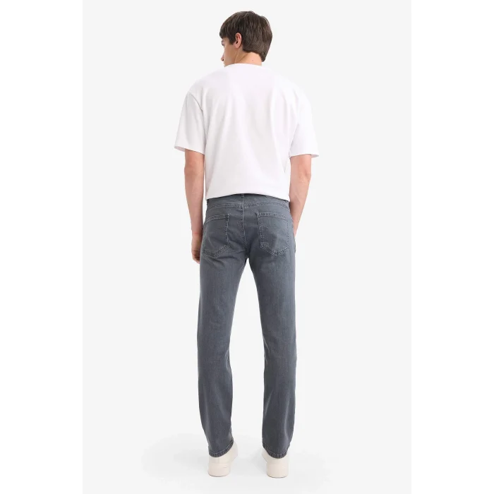 Defacto E7266 Gri Sergio Regular Fit Normal Kalıp Normal Bel Boru Paça Jean Pantolon
