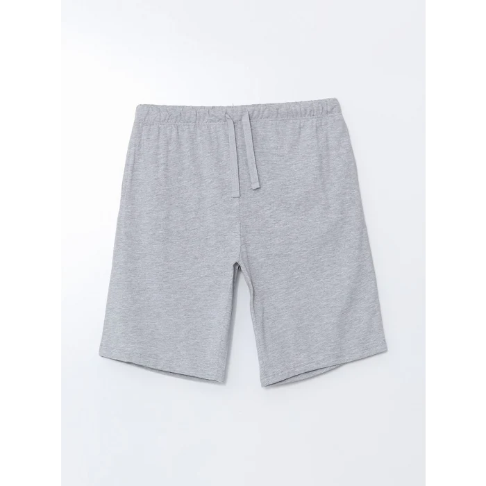 LC WAIKIKI Mavi Standart Kalıp Erkek Şortlu Pijama Takımı