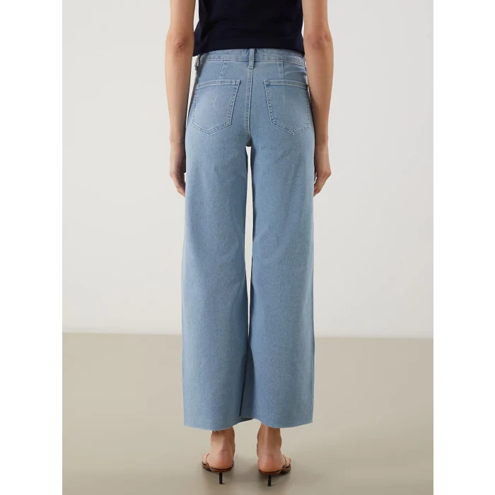LCW Jeans Indigo Wideleg Kadın Jean Pantolon
