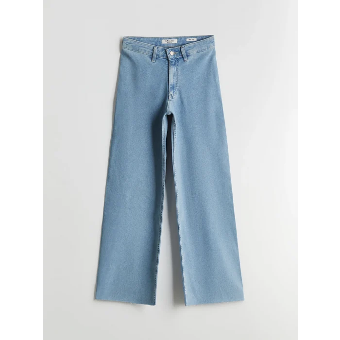 LCW Jeans Indigo Wideleg Kadın Jean Pantolon