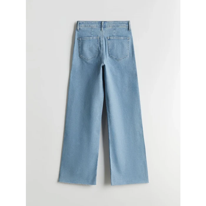 LCW Jeans Indigo Wideleg Kadın Jean Pantolon