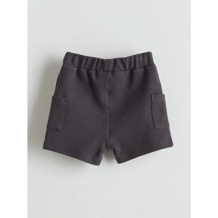 LCW baby Lila Baskılı Erkek Bebek Tişört ve Şort 2li