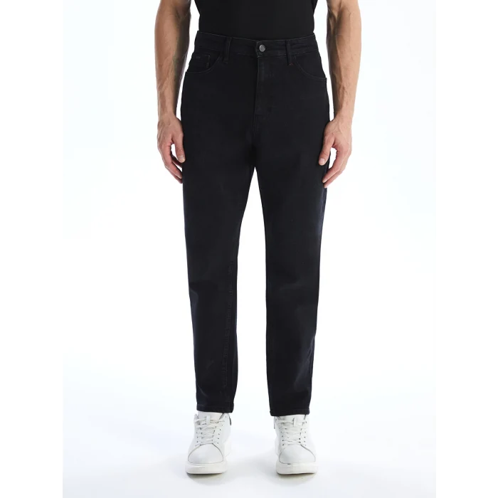 LCW Jeans Siyah 710 Loose Fit Erkek Jean Pantolon