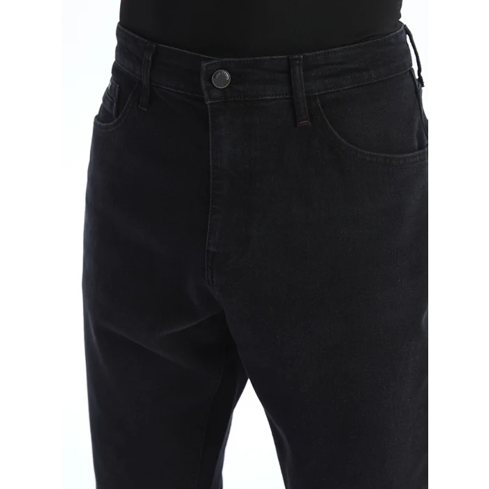 LCW Jeans Siyah 710 Loose Fit Erkek Jean Pantolon