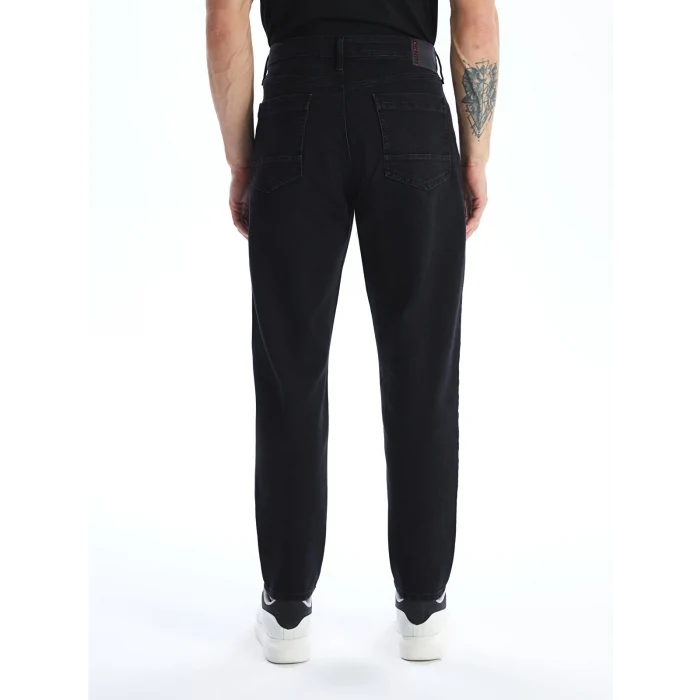 LCW Jeans Siyah 710 Loose Fit Erkek Jean Pantolon