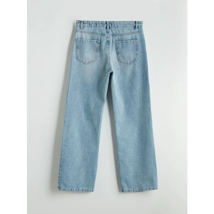 LCW Jeans Indigo Wideleg Kadın Jean Pantolon