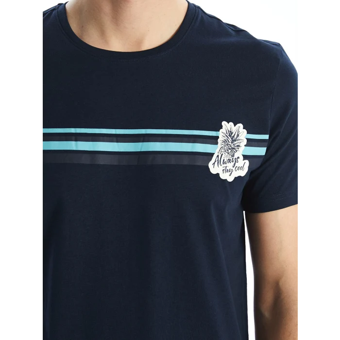 LC WAIKIKI Lacivert Standart Kalıp Erkek Şortlu Pijama Takımı