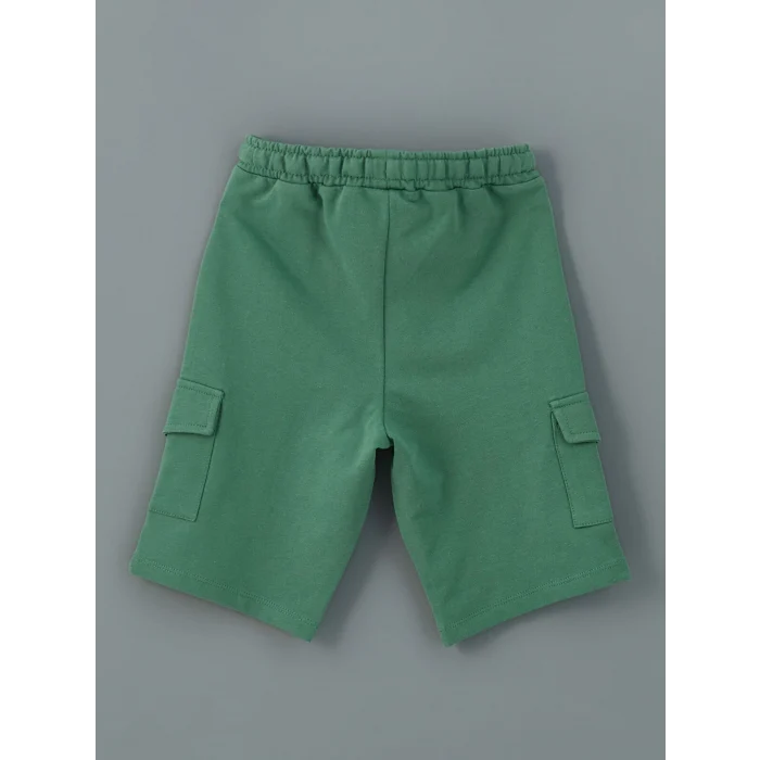 LCW Kids Ekru Bisiklet Yaka Erkek Çocuk Tişört ve Şort