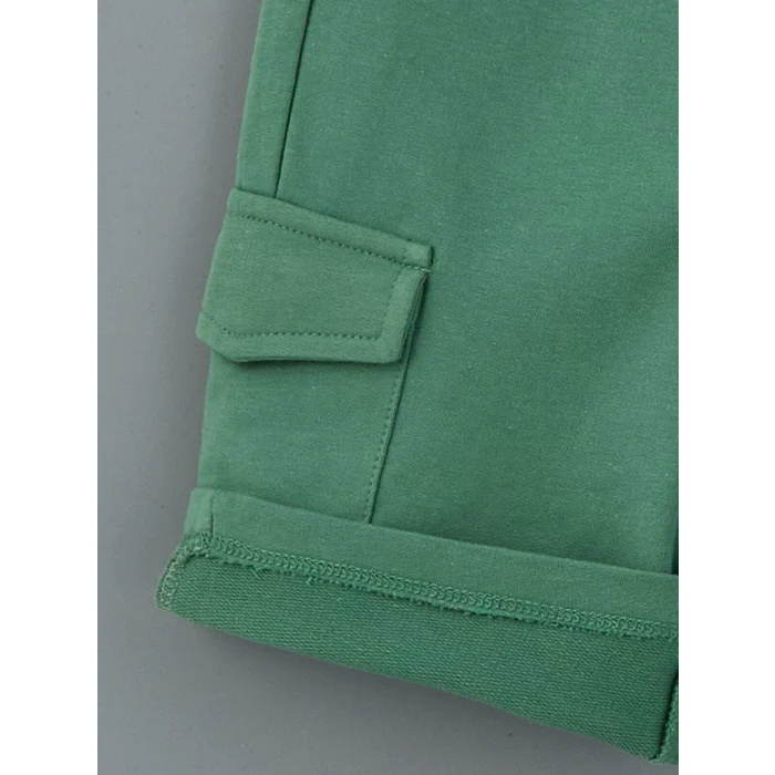 LCW Kids Ekru Bisiklet Yaka Erkek Çocuk Tişört ve Şort