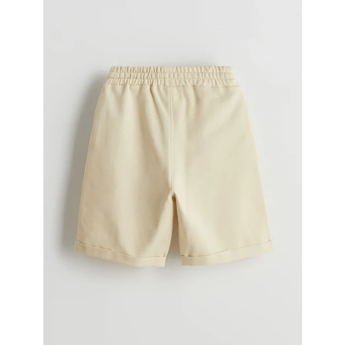 LCW Kids Kahverengi Bisiklet Yaka Erkek Çocuk Tişört ve Şort