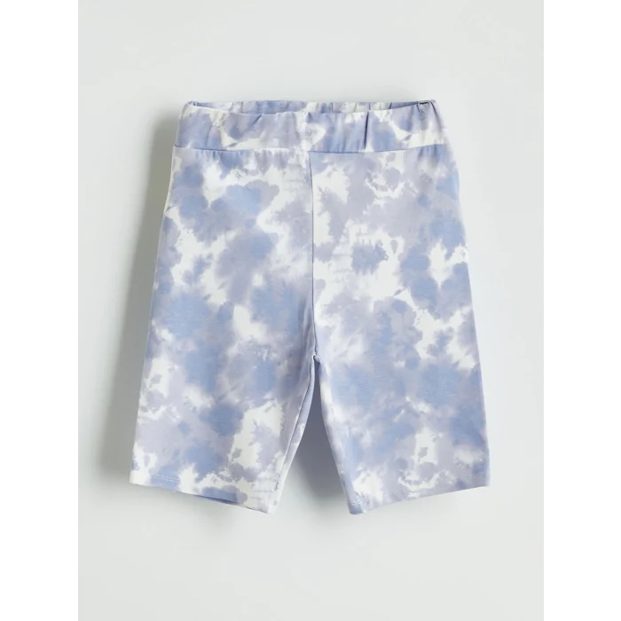 LCW Kids Ekru Bisiklet Yaka Kız Çocuk Tişört ve Tayt