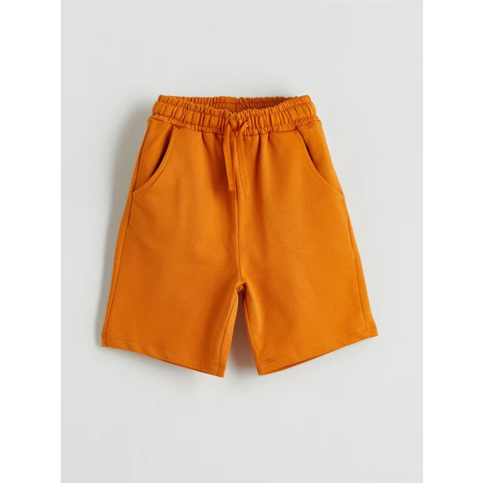 LCW Kids Ekru Dinozor Baskılı Erkek Çocuk Tişört ve Şort 2li