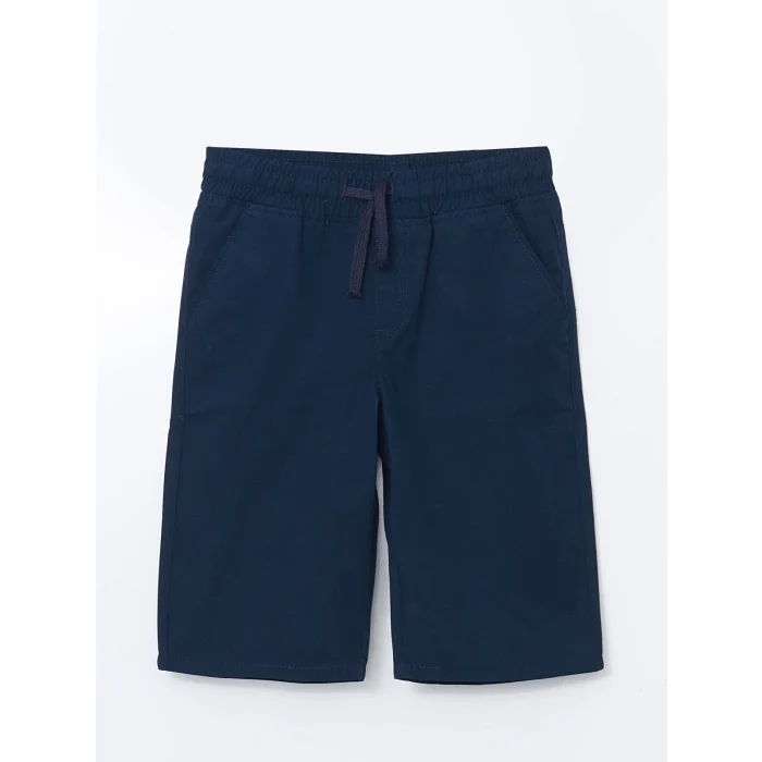 LCW Kids Lacivert Beli Lastikli Erkek Çocuk Şort