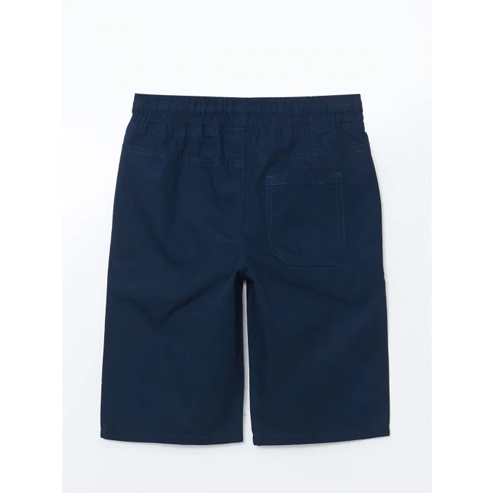 LCW Kids Lacivert Beli Lastikli Erkek Çocuk Şort