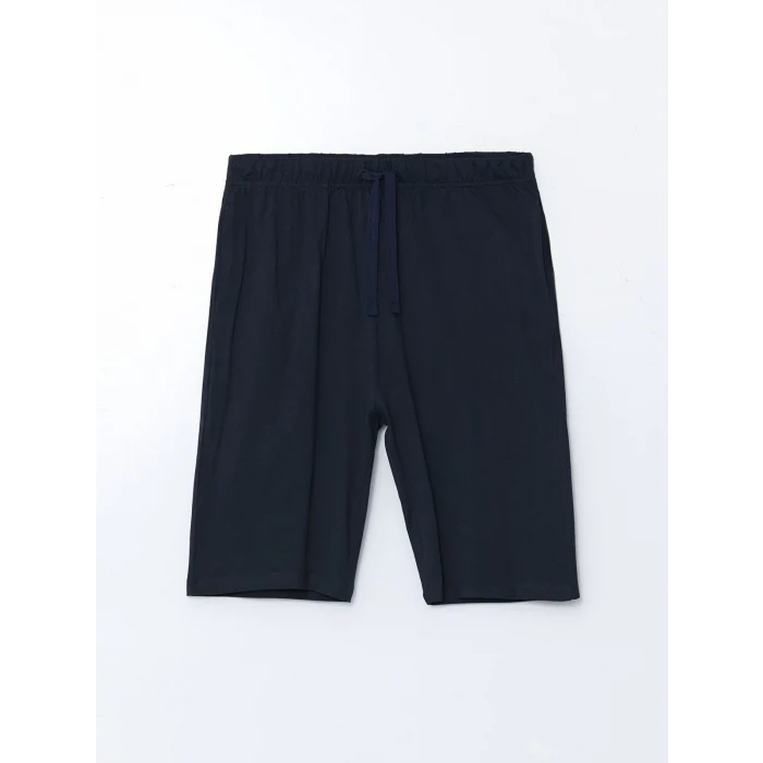LC WAIKIKI Lacivert Standart Kalıp Erkek Şortlu Pijama Takımı