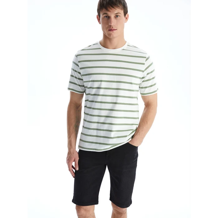 LCW Jeans Siyah Standart Kalıp Erkek Jean Şort