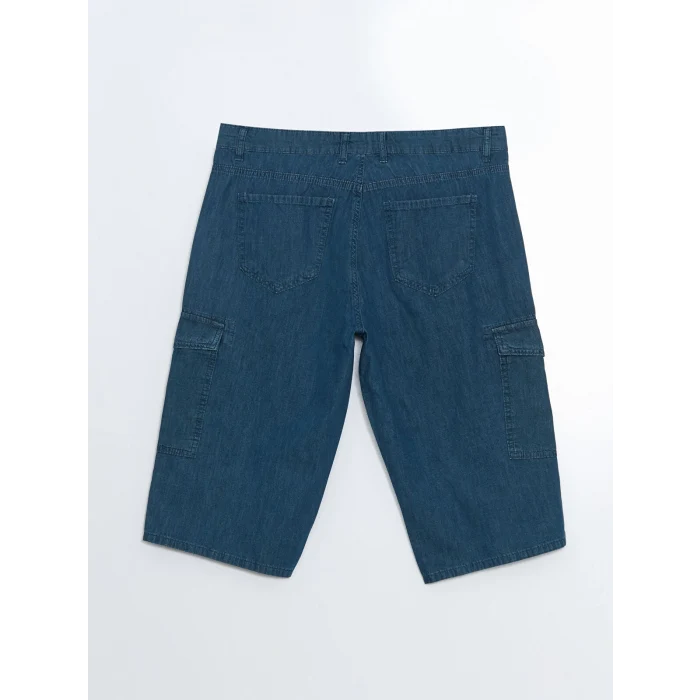 LCW Jeans Yeşil Standart Kalıp Erkek Jean Şort