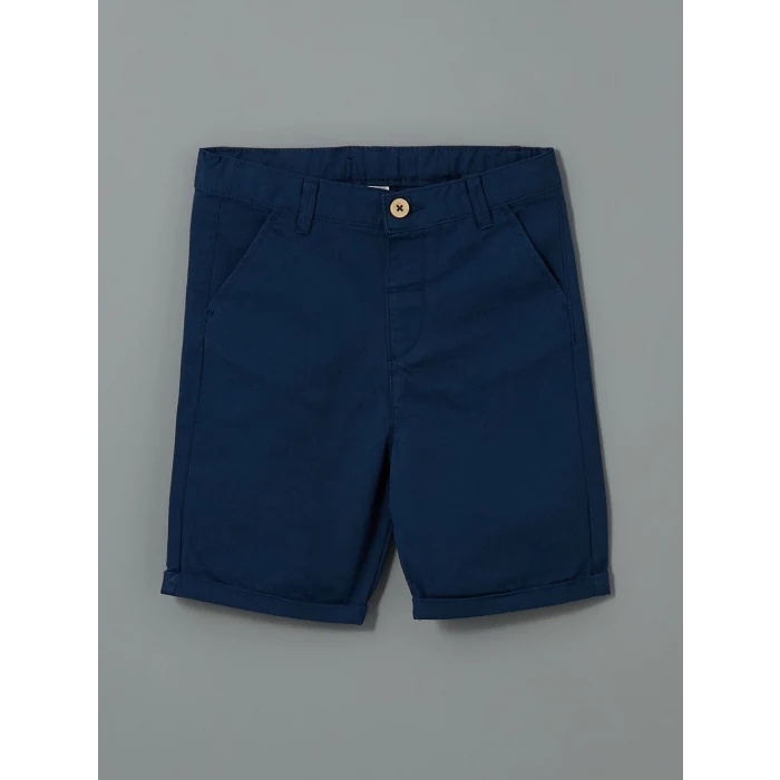 LCW Kids Ekru Papyonlu Erkek Çocuk Gömlek ve Şort 2li