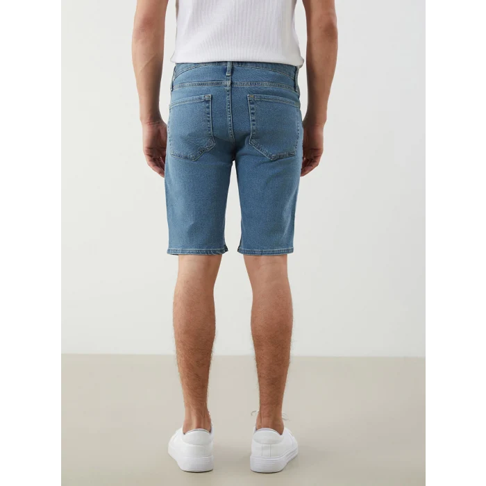 LCW Jeans Indigo Skinny Fit Erkek Jean Şort