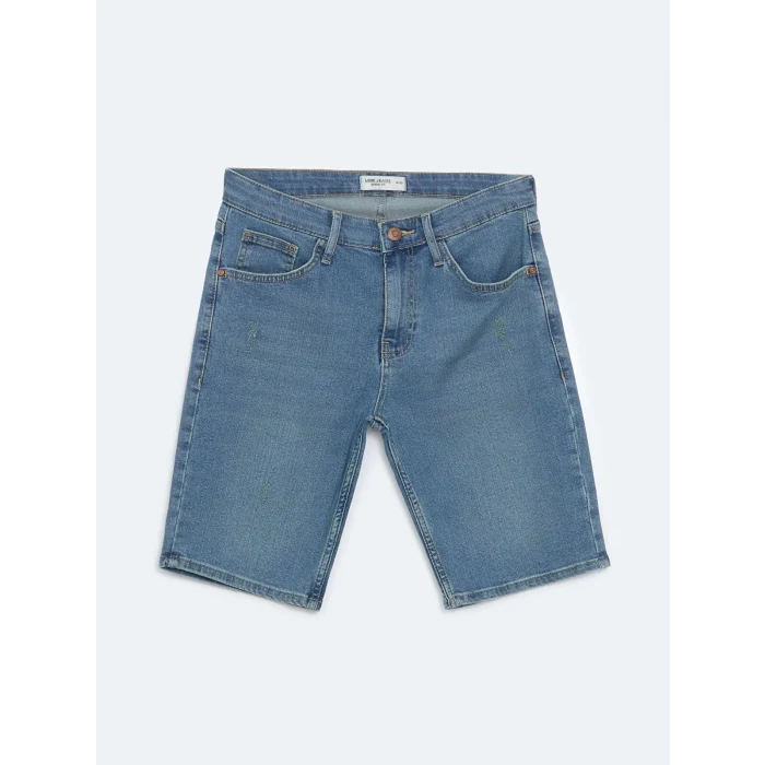 LCW Jeans Indigo Skinny Fit Erkek Jean Şort