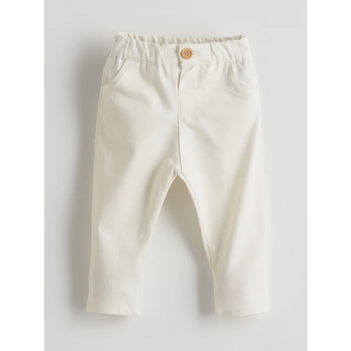 LCW baby Lacivert Polo Yaka Erkek Bebek Tişört ve Pantolon 2li