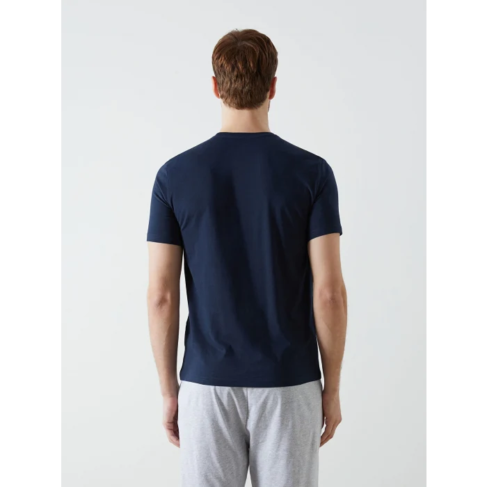 LC WAIKIKI Lacivert Standart Kalıp Erkek Şortlu Pijama Takımı