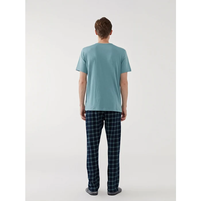 LC WAIKIKI Yeşil Standart Kalıp Erkek Pijama Takımı