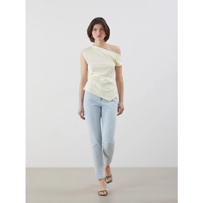 LCW Jeans Indigo Slim Mom Kadın Jean Pantolon