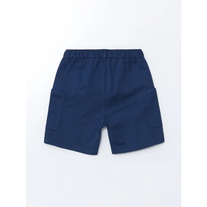 LCW Kids Bej Çizgili Erkek Çocuk Gömlek ve Şort 2li