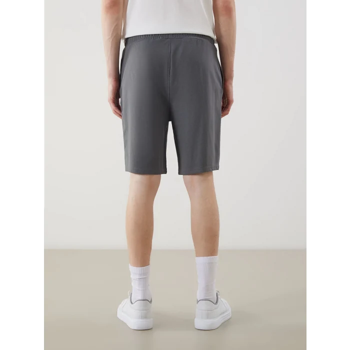 XSIDE Gri Standart Kalıp Baskılı Erkek Şort