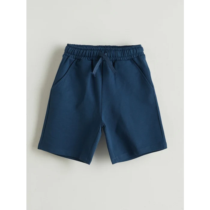 LCW Kids Ekru Baskılı Erkek Çocuk Tişört ve Şort 2li