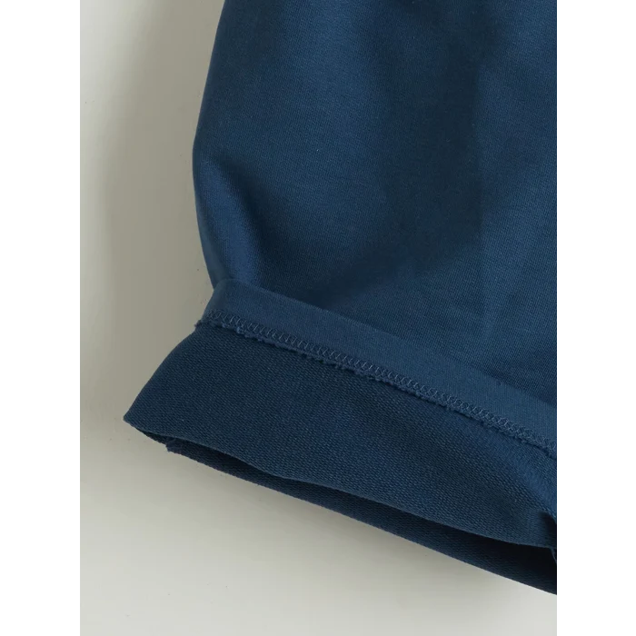 LCW Kids Ekru Baskılı Erkek Çocuk Tişört ve Şort 2li