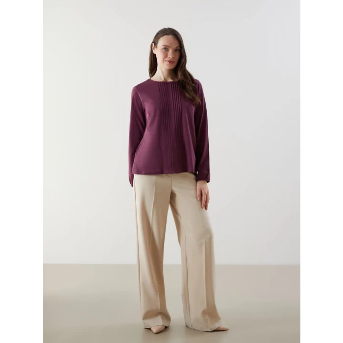 LCW Grace Mürdüm Bisiklet Yaka Kadın Bluz