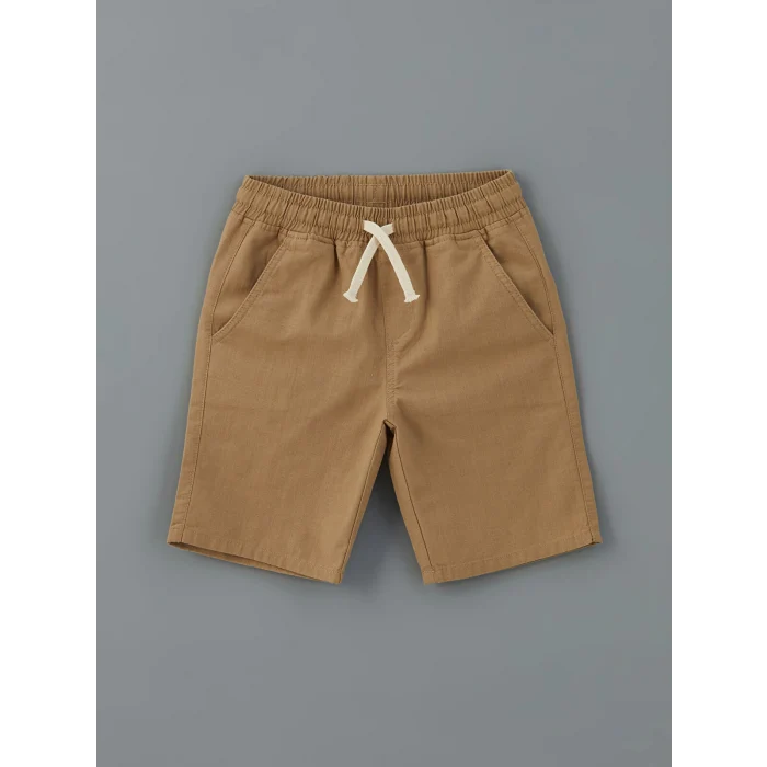 LCW Kids Haki Desenli Erkek Çocuk Gömlek ve Şort