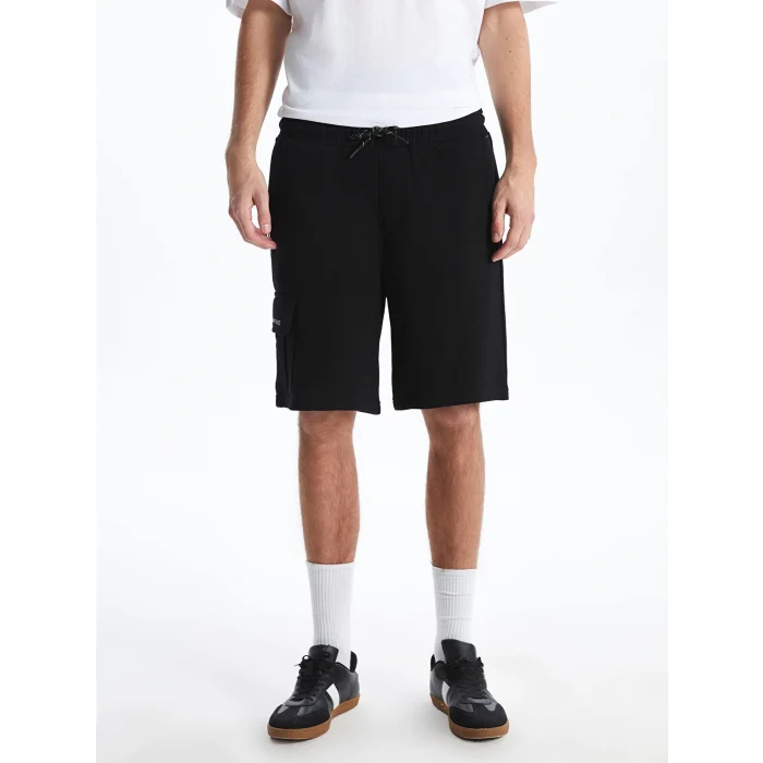 XSIDE Siyah Standart Kalıp Erkek Şort