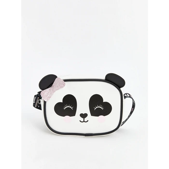 LCW ACCESSORIES Beyaz Hayvan Figürlü Kız Çocuk Omuz Çantası