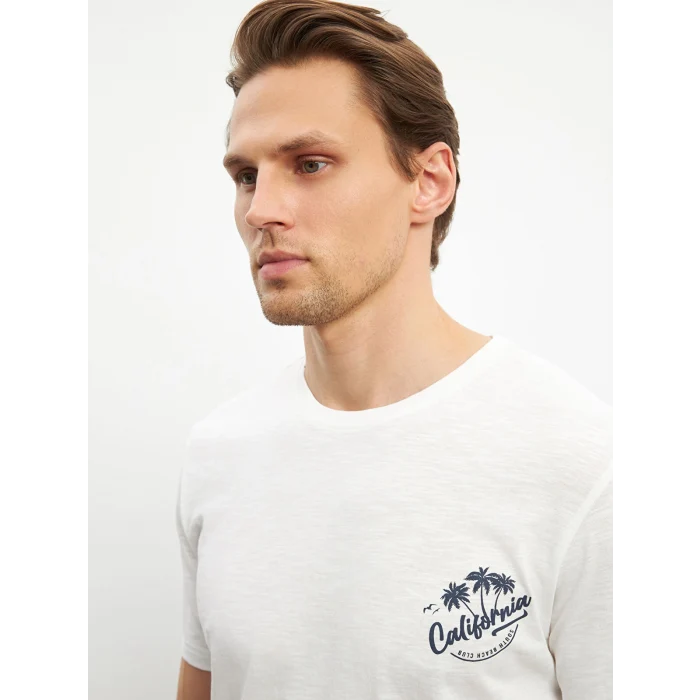 LC WAIKIKI Ekru Standart Kalıp Erkek Şortlu Pijama Takımı