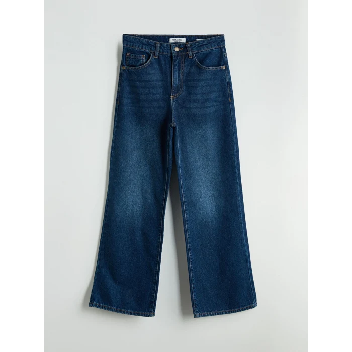 LCW Jeans Indigo Wideleg Kadın Jean Pantolon