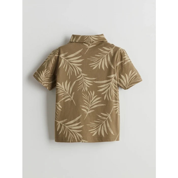 LCW Kids Haki Polo Yaka Erkek Çocuk Tişört ve Şort