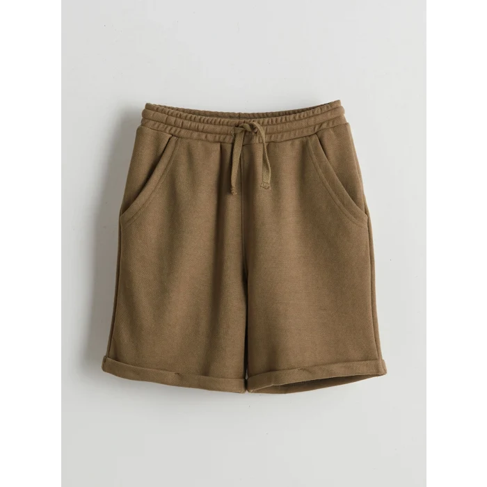 LCW Kids Haki Polo Yaka Erkek Çocuk Tişört ve Şort