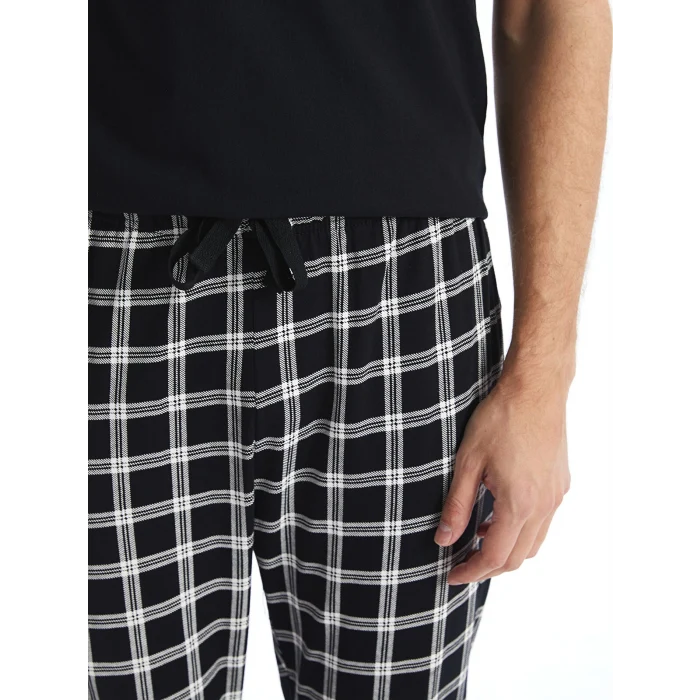 LC WAIKIKI Siyah Standart Kalıp Erkek Pijama Takımı