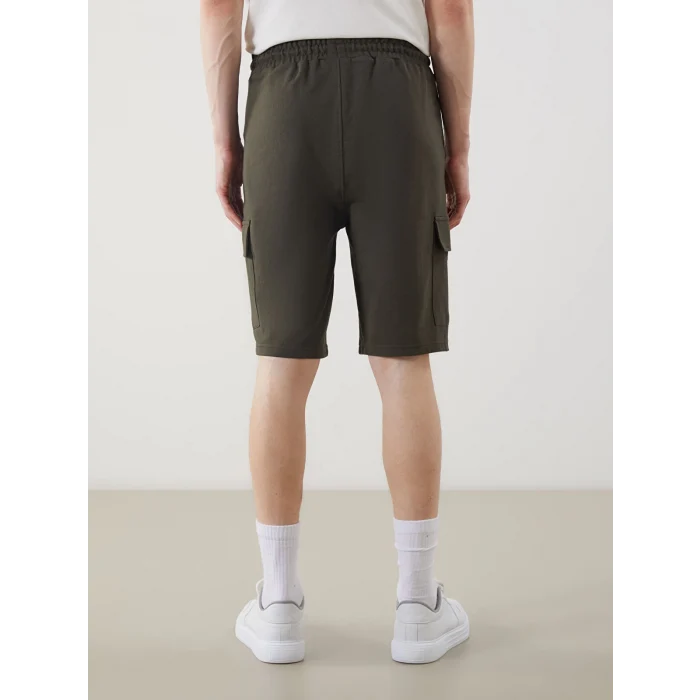 XSIDE Haki Slim Fit Erkek Kargo Şort