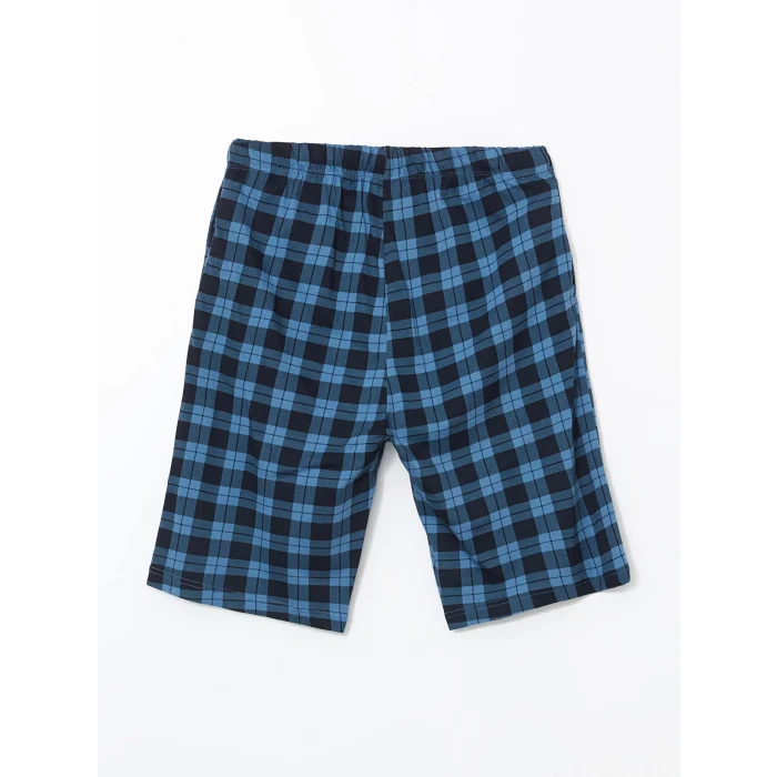 LC WAIKIKI Lacivert Standart Kalıp Erkek Şortlu Pijama Takımı