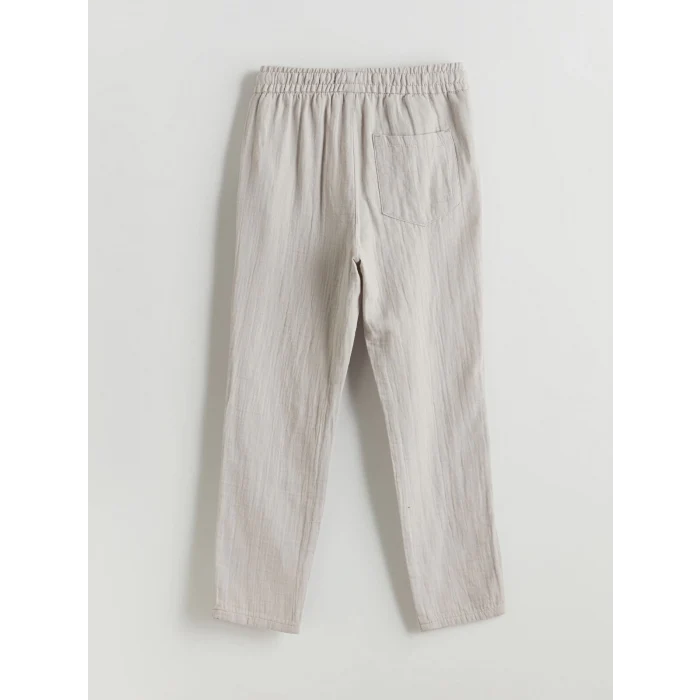 LCW Vision Bej Beli Lastikli Erkek Çocuk Pantolon