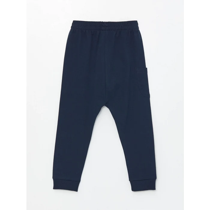 LCW Kids Lacivert Beli Lastikli Erkek Bebek Jogger Eşofman Altı