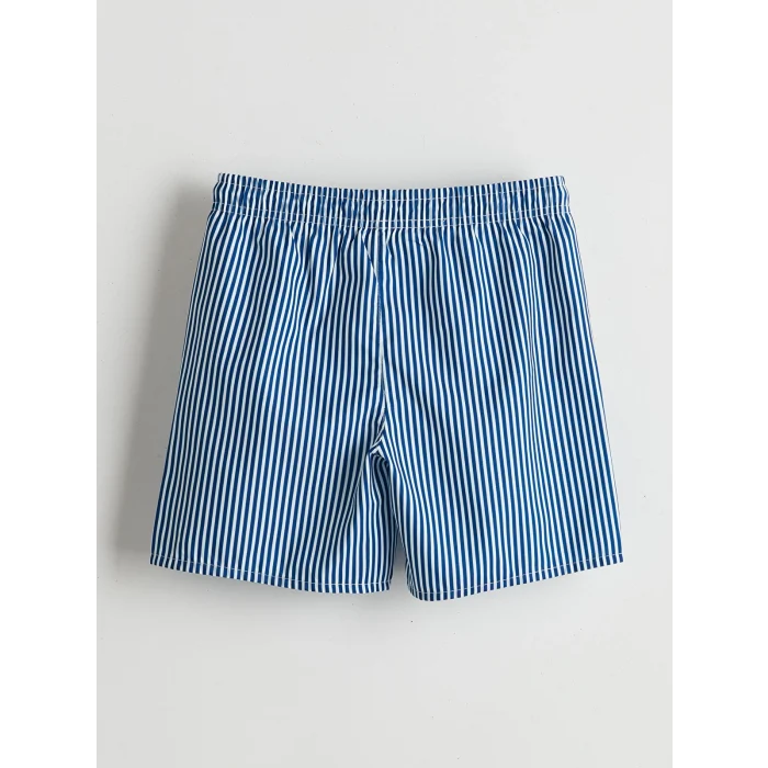 LCW Kids Indigo Hızlı Kuruyan UV Korumalı Erkek Çocuk Deniz Şortu