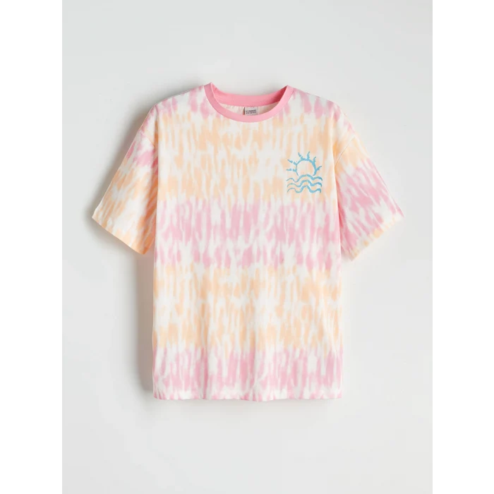 LCW Kids Karişik Bisiklet Yaka Kız Çocuk Tişört