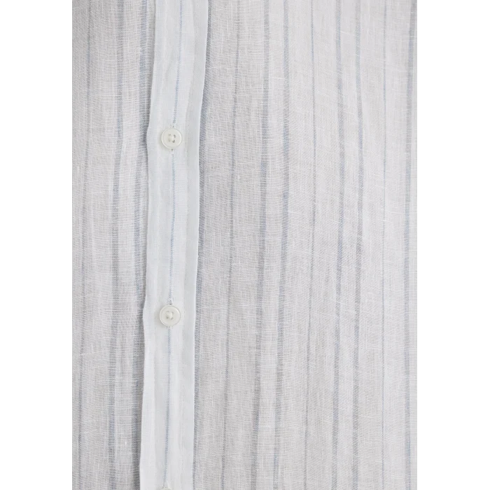 Mavi 0211525-89288 Çizgili Mavi Gömlek